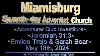 "Adventurer Club Investiture", by Emilee Trejo & Sarah Bear