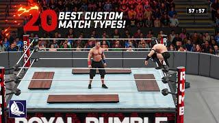 20 Best ever added CUSTOM MATCH TYPES in WWE games!