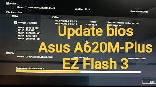 Update bios Asus Tuf Gaming A620M-Plus. Recunoaște cpu seria 9000.