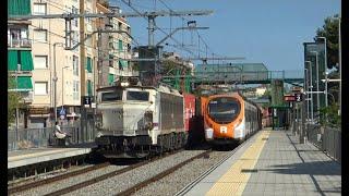 Trenes de Todo tipo Verano 2024. Renfe Mercancías y Viajeros. Barcelona y Costas del Garraf (2)