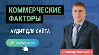 Коммерческие факторы ранжирования - аудит для сайта