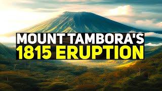 The Massive 1815 Eruption of Mount Tambora & The Global Volcanic Winter It Created