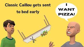 Classic Caillou gets sent to bed early S3 EP23