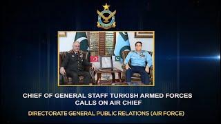 CHIEF OF GENERAL STAFF TURKISH ARMED FORCES CALLS ON AIR CHIEF