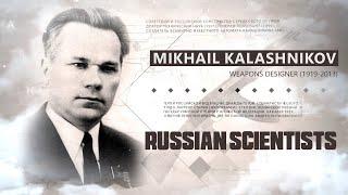 Weapon designer Mikhail Kalashnikov. Russian scientists