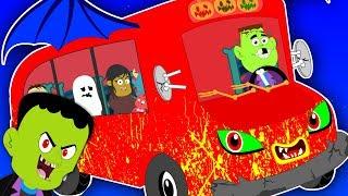 Scary Wheels on the bus | Scary Nursery Rhymes | Kids Songs | Children Videos