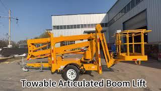 Towable Articulated Boom Lift