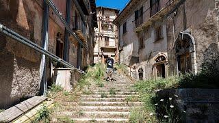 Abandoned City on a Mountain in Italy