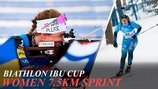 Ida Lien Wins Women 7.5 km Sprint - Biathlon IBU Cup Idre Fjaell