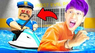 Can We Escape WATER BARRY'S PRISON RUN In ROBLOX!? (OBBY)
