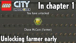 Unlocking Farmer Early In Chapter 1 (Easiest Way) In LEGO City Undercover
