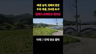 배산임수 명당, 진출입 굿 예쁜 농막과 개울까지 갖춘 양평 토지 땅  부동산 매매 매물 급매매 급매 급매물 #양평농막 #양평농촌체류형쉼터