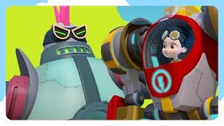Rusty vs Super Villain Bot +MORE | Rusty Rivets | Cartoons for Kids