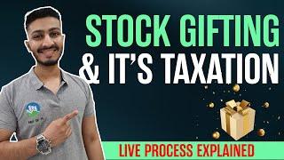 Learn How to Gift Stocks In India ? Taxation ? CA Swaraj Jain : Want to Gift Shares to Someone ?