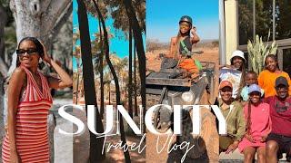 SUNCITY VLOG|| Family travel vlog|| Cascades Hotel, Quad biking, Beach vibes || Zimbabwean YouTuber