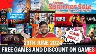 Claim Weekly FREE Games & Discount on Games 29.06.24 ft.  #steamsummersale2024 #freegames