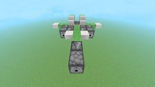 Simple Build Moving Jet Plane | Minecraft Bedrock Tutorial