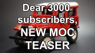 LEGO Technic MOC Teaser dedicated to 3000 subscribers