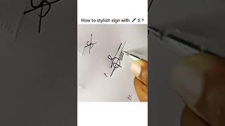 How to stylish sign with ️ S 🩷 ?#signature #avangard