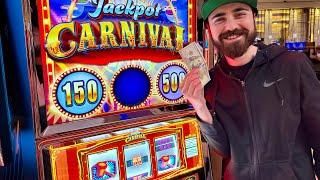 This NEW 3 Reel Jackpot Carnival Slot is WILD!