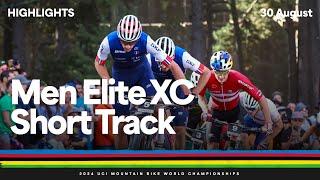 Men Elite Cross-country Short Track Highlights | 2024 UCI Mountain Bike World Championships