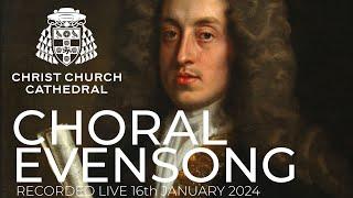 Choral Evensong - Recorded live Tuesday 16th January 2024. Sung by the Cathedral Choir.