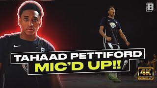 Tahaad Pettiford MIC'D UP |  We mic'd up Auburn commit and the No. 1 point guard in the country! |