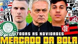 MERCADO DA BOLA 2024: O DESTINO DE JOSE MOURINHO - KAIO JORGE E GROHE NO BRASIL , SAIBA OS TIMES