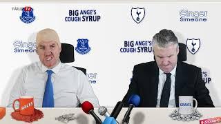 Big Ange and Sean Dyche press conference (Spurs vs Everton)