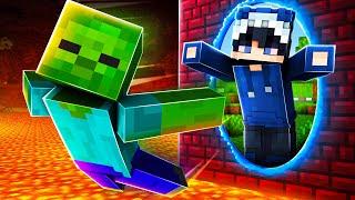 Minecraft, aber mit einer PORTAL GUN... (EXTREM CHAOTISCH)