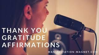 Gratitude Affirmation - Thank You Affirmations with Female Voice and Music