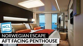 Norwegian Escape | Haven Aft-Facing Penthouse With Balcony HA | Full Tour & Review 4K | NCL Cruises