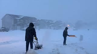 First Snow Storm of 2022 | Saint John | New Brunswick | Canada | 4K UHD