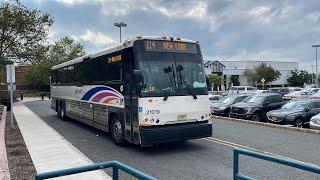 2021 Motor Coach Industries MCI D4500CT Bus 21019 Leaving Bridgewater Commons