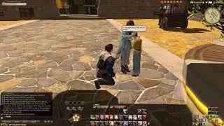 FFXIV - touching family moment in Yesterland