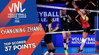 Changning Zhang 张常宁 fires off 37 POINTS vs. Belgium - WOW!   | Top Scorer | VNL 2021