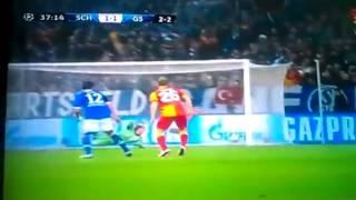 Schalke 04 1-1 Galatasaray (Hamit altıntop 37')