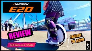 NEW INMOTION E20 REVIEW. The easiest to learn EUC (electric unicycle) Can you learn in 3 minutes?