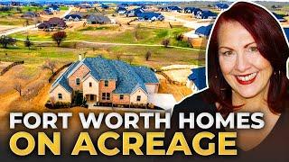 Bella Flora Subdivision Of Fort Worth Texas | Homes For Sale on Acreage In Fort Worth Texas