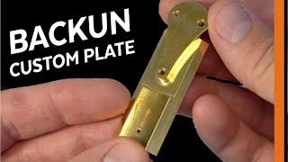 The Backun Custom Plate for Kooiman Maestro 2 Thumb Rest