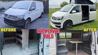 Complete Camper Van Build Start to finish Conversion