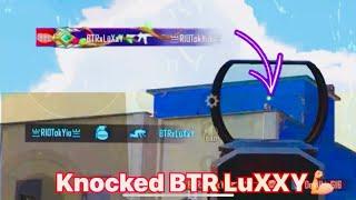 Knocked BTR Luxxy with Nade @btrluxxy in My Match #bgmi #btrluxxy