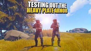 TESTING OUT THE NEW HEAVY PLATE ARMOR IN RUST