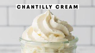 Make Chantilly Cream that WONT MELT!