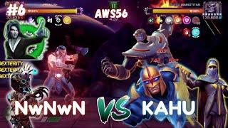 NwNwN vs KAHU | Deathless Thanos Stun Reflection & Polka Dot | AW S56 Tactics #Coda #Genesis | #mcoc