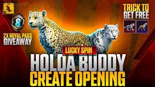 New Hola Buddy Crate Opening - New Hola Buddy Spin Trick - Leopard Hola Buddy Pubg Mobile - Pubg