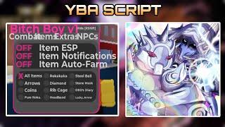 Yba Script | Auto Farm Item, Auto NPCs | Mobile