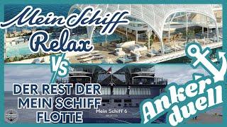  Ankerduell | Mein Schiff Relax vs der Rest der Flotte | Kreuzfahrtfakten