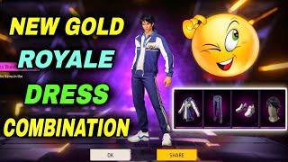 New Gold Royale Bundle Dress Combination Free Fire || New Gold Royale Bundle Free Dress Combination