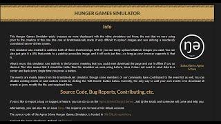 How To Use the Agma Schwa Hunger Games Simulator (Nguh.org)